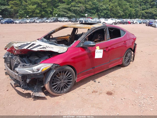 45767091 :رقم المزاد ، KMHD04LB5JU598162 vin ، 2018 Hyundai Elantra Sport مزاد بيع