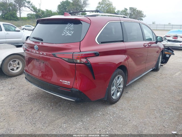 Продажа на аукционе авто 2021 Toyota Sienna Platinum, vin: 5TDESKFC6MS022973, номер лота: 45767211