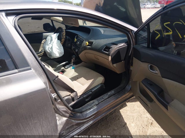 45767212 :رقم المزاد ، 19XFB2F5XDE026962 vin ، 2013 Honda Civic Lx مزاد بيع
