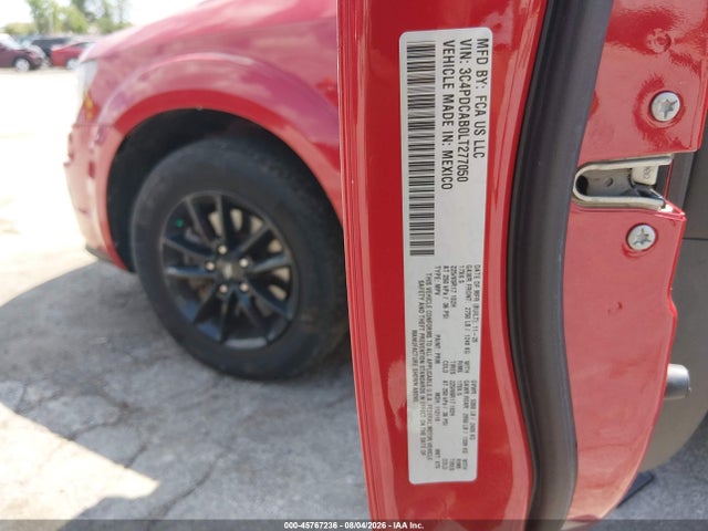 Продажа на аукционе авто 2020 Dodge Journey Se Value, vin: 3C4PDCAB0LT277050, номер лота: 45767236