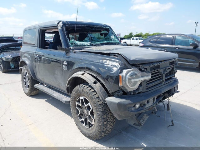 2022 Ford Bronco Outer Banks მანქანა იყიდება აუქციონზე, vin: 1FMDE5AH5NLA81499, აუქციონის ნომერი: 45767271