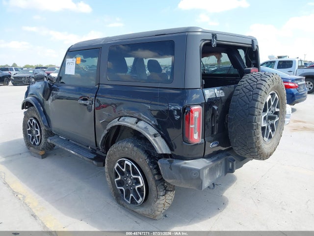 Aukcja sprzedaży 2022 Ford Bronco Outer Banks, vin: 1FMDE5AH5NLA81499, numer aukcji: 45767271