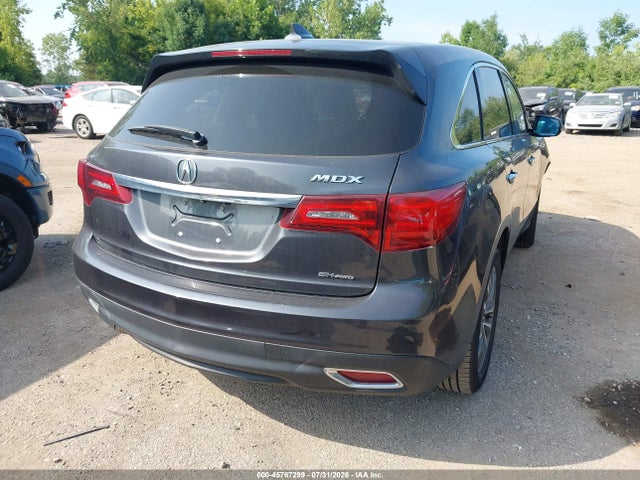 2014 Acura Mdx Technology Package მანქანა იყიდება აუქციონზე, vin: 5FRYD4H47EB027404, აუქციონის ნომერი: 45767299