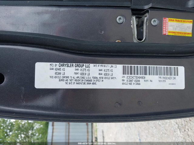Продаж на аукціоні авто 2013 Dodge Charger R/t, vin: 2C3CDXCT9DH640830, номер лоту: 45767332