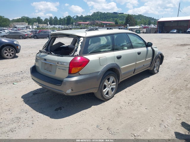 2006 Subaru Outback 2.5i მანქანა იყიდება აუქციონზე, vin: 4S4BP61C866326758, აუქციონის ნომერი: 45767372