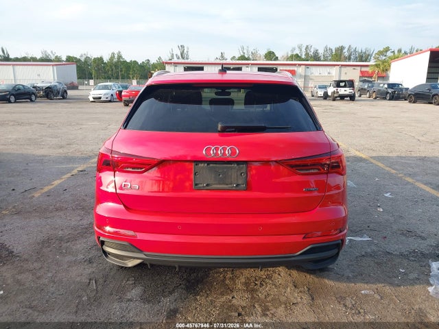 2022 Audi Q3 Premium 45 Tfsi S Line Quattro Tiptronic მანქანა იყიდება აუქციონზე, vin: WA1DECF31N1023840, აუქციონის ნომერი: 45767946
