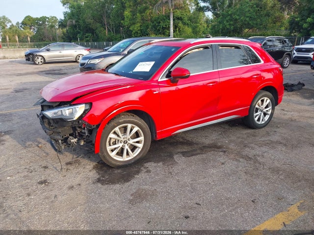 2022 Audi Q3 Premium 45 Tfsi S Line Quattro Tiptronic მანქანა იყიდება აუქციონზე, vin: WA1DECF31N1023840, აუქციონის ნომერი: 45767946