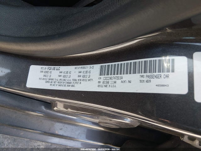 1C3CCCAB1FN726164 Chrysler 200 Limited