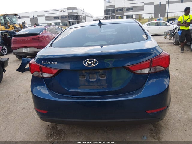 2016 Hyundai Elantra Se მანქანა იყიდება აუქციონზე, vin: KMHDH4AE4GU503976, აუქციონის ნომერი: 45768026