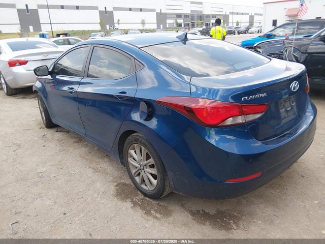 2016 Hyundai Elantra Se მანქანა იყიდება აუქციონზე, vin: KMHDH4AE4GU503976, აუქციონის ნომერი: 45768026