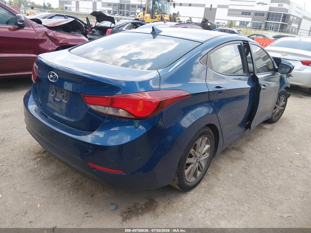 2016 Hyundai Elantra Se მანქანა იყიდება აუქციონზე, vin: KMHDH4AE4GU503976, აუქციონის ნომერი: 45768026