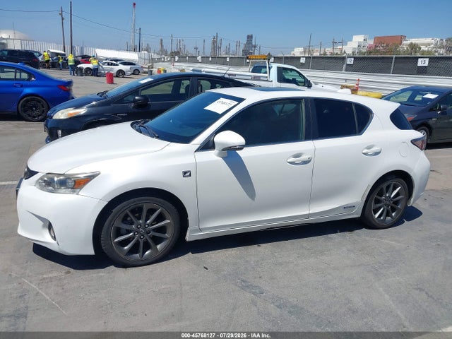 Продажа на аукционе авто 2012 Lexus Ct 200h Premium, vin: JTHKD5BH7C2075525, номер лота: 45768127