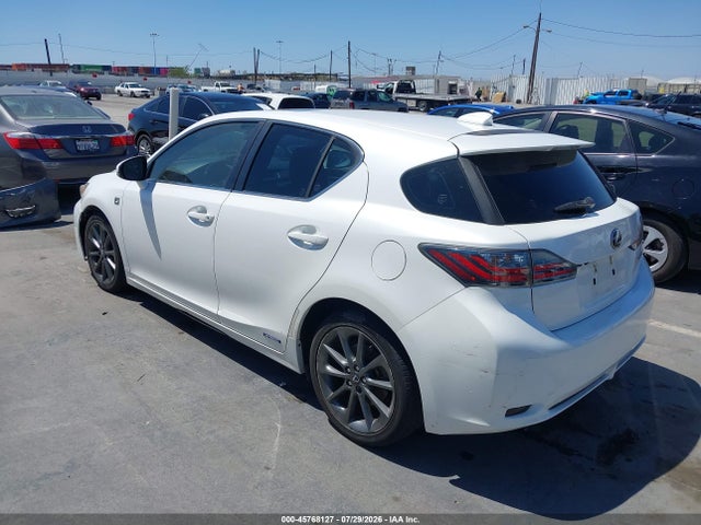 Продажа на аукционе авто 2012 Lexus Ct 200h Premium, vin: JTHKD5BH7C2075525, номер лота: 45768127