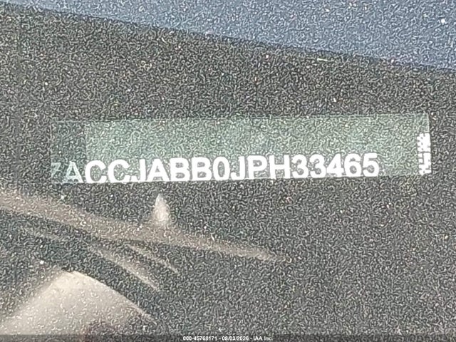 Auction sale of the 2018 Jeep Renegade Altitude Fwd, vin: ZACCJABB0JPH33465, lot number: 45768171
