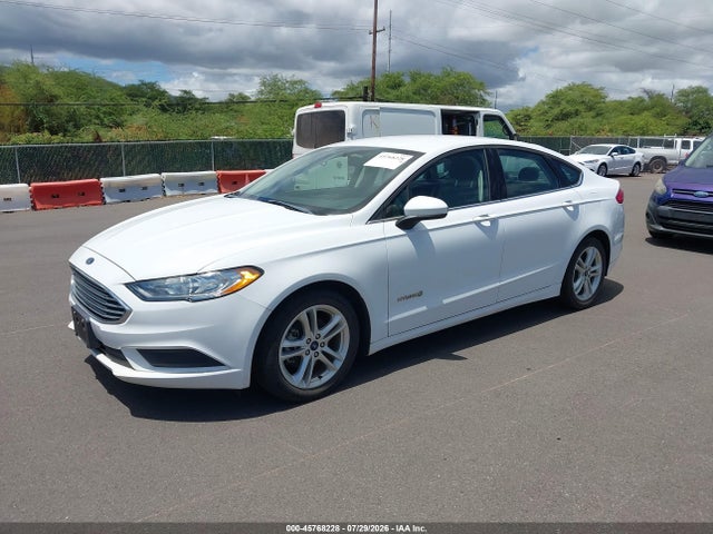3FA6P0UU3JR235972 Ford Fusion Hybrid S