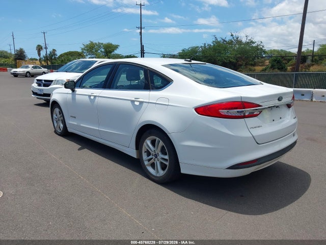 3FA6P0UU3JR235972 Ford Fusion Hybrid S