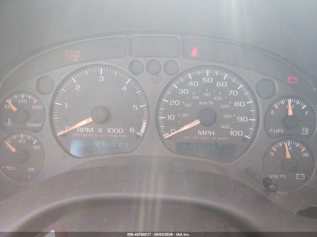 45768317 :رقم المزاد ، 1GTDT13W52K200880 vin ، 2002 Gmc Sonoma Sls مزاد بيع