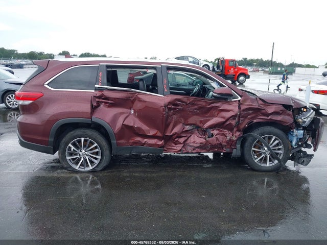 Aukcja sprzedaży 2019 Toyota Highlander Xle, vin: 5TDKZRFH8KS291444, numer aukcji: 45768332