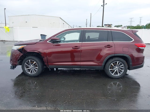 Aukcja sprzedaży 2019 Toyota Highlander Xle, vin: 5TDKZRFH8KS291444, numer aukcji: 45768332