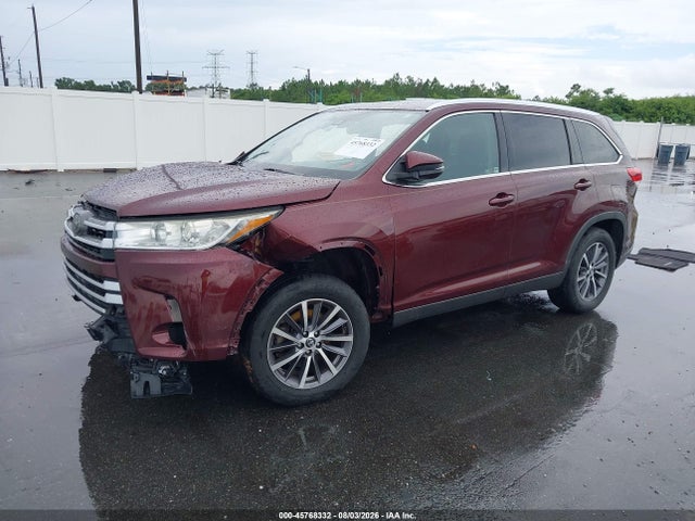 Aukcja sprzedaży 2019 Toyota Highlander Xle, vin: 5TDKZRFH8KS291444, numer aukcji: 45768332