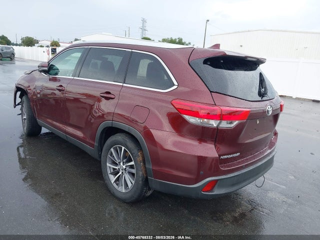 Aukcja sprzedaży 2019 Toyota Highlander Xle, vin: 5TDKZRFH8KS291444, numer aukcji: 45768332