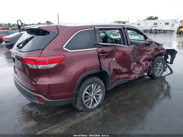 Aukcja sprzedaży 2019 Toyota Highlander Xle, vin: 5TDKZRFH8KS291444, numer aukcji: 45768332