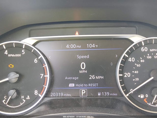 45768391 :رقم المزاد ، 1N4BL4DW0RN404542 vin ، 2024 Nissan Altima Sv Intelligent Awd مزاد بيع