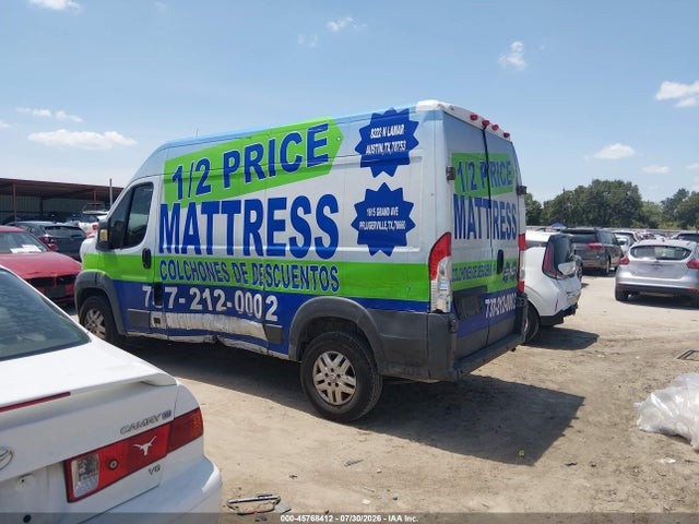 45768412 :رقم المزاد ، 3C6TRVBG8EE110617 vin ، 2014 Ram Promaster 1500 مزاد بيع