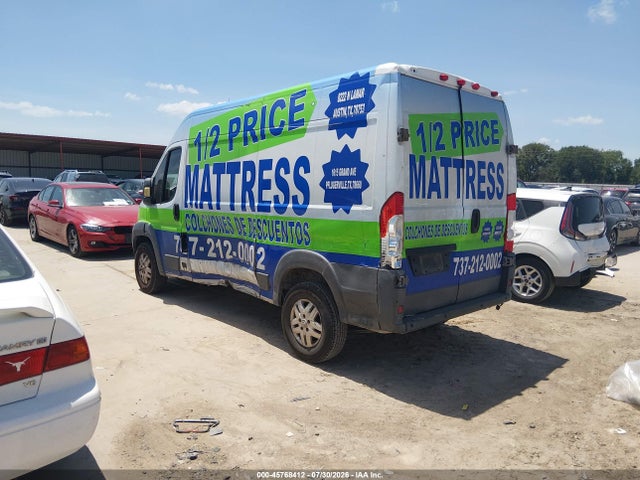 45768412 :رقم المزاد ، 3C6TRVBG8EE110617 vin ، 2014 Ram Promaster 1500 مزاد بيع