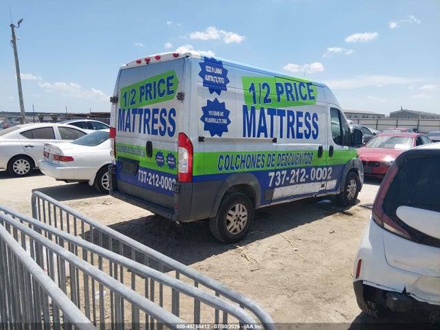 45768412 :رقم المزاد ، 3C6TRVBG8EE110617 vin ، 2014 Ram Promaster 1500 مزاد بيع