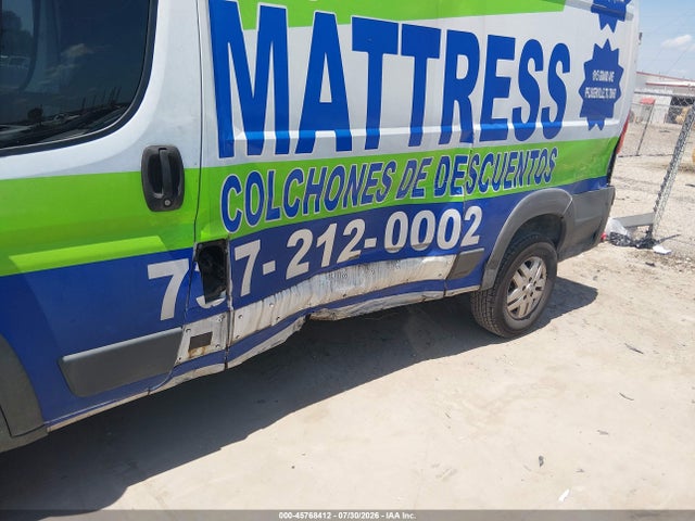 45768412 :رقم المزاد ، 3C6TRVBG8EE110617 vin ، 2014 Ram Promaster 1500 مزاد بيع