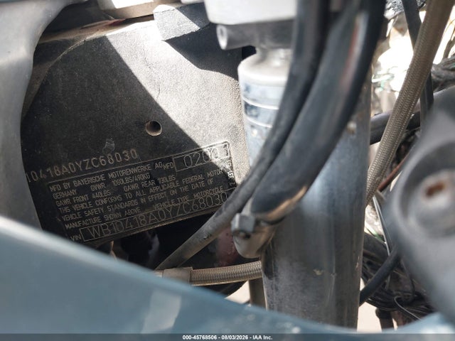 45768506 :رقم المزاد ، WB10418A0YZC68030 vin ، 2000 Bmw R1100 Rt مزاد بيع
