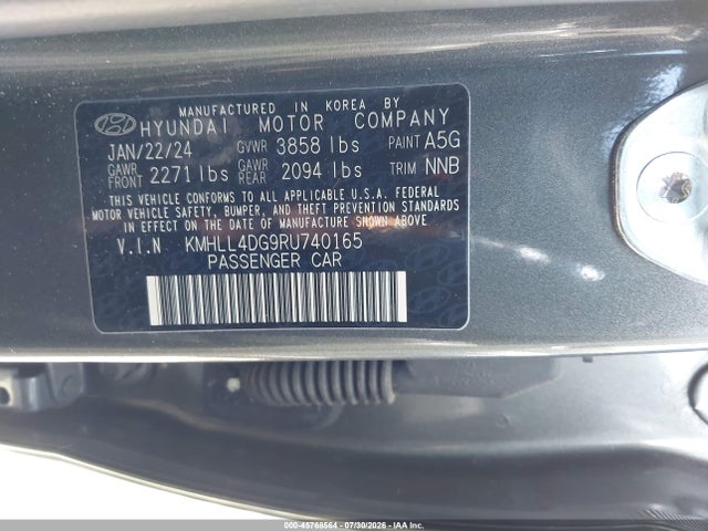 Hyundai ELANTRA SE 2024 KMHLL4DG9RU740165 Image 9