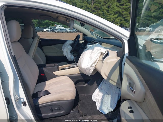2021 Nissan Murano Sv Fwd მანქანა იყიდება აუქციონზე, vin: 5N1AZ2BJXMC124272, აუქციონის ნომერი: 45768607