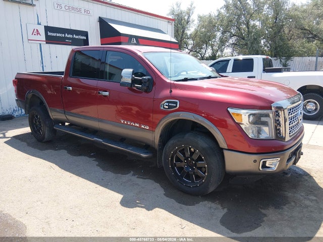 Aukcja sprzedaży 2016 Nissan Titan Xd Platinum Reserve Diesel, vin: 1N6BA1F48GN513240, numer aukcji: 45768733