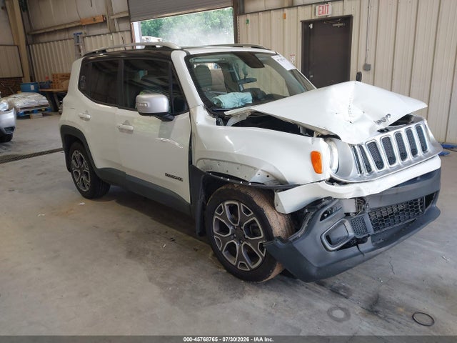 Продаж на аукціоні авто 2018 Jeep Renegade Limited Fwd, vin: ZACCJADB5JPH41428, номер лоту: 45768765
