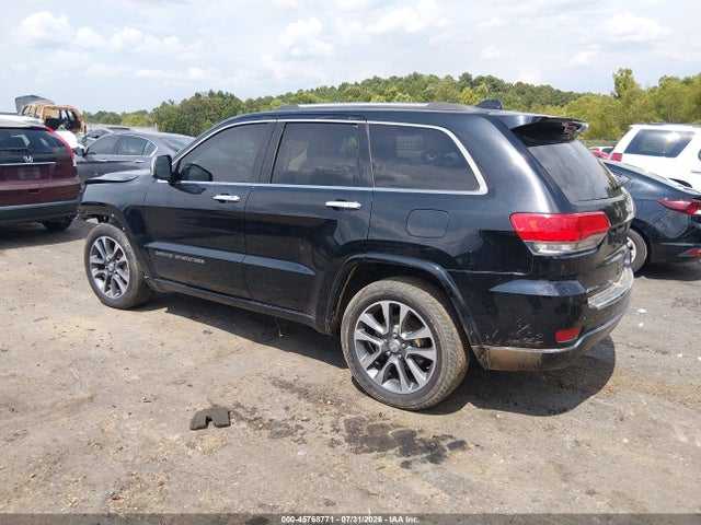 Auction sale of the 2017 Jeep Grand Cherokee Overland, vin: 1C4RJECGXHC731376, lot number: 45768771