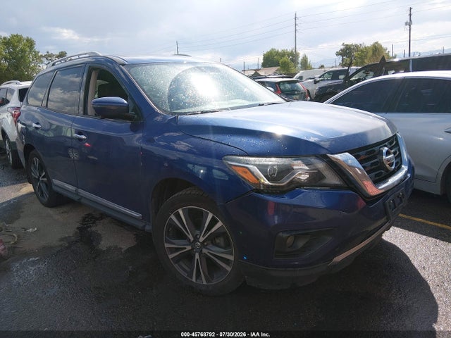 45768792 :رقم المزاد ، 5N1DR2MM6JC618287 vin ، 2018 Nissan Pathfinder Platinum/s/sl/sv مزاد بيع