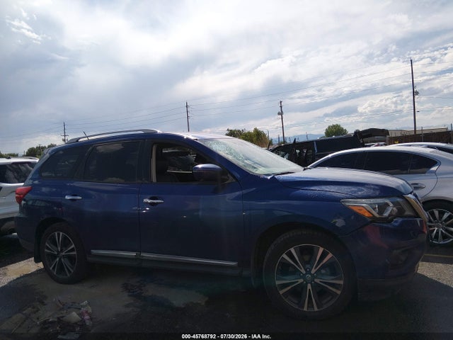 Продажа на аукционе авто 2018 Nissan Pathfinder Platinum/s/sl/sv, vin: 5N1DR2MM6JC618287, номер лота: 45768792