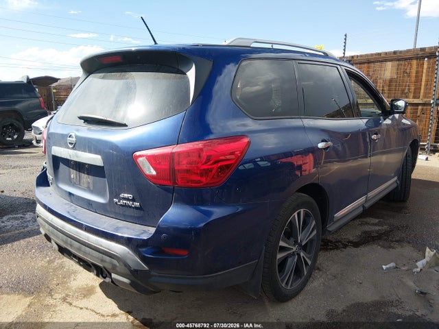 Продажа на аукционе авто 2018 Nissan Pathfinder Platinum/s/sl/sv, vin: 5N1DR2MM6JC618287, номер лота: 45768792