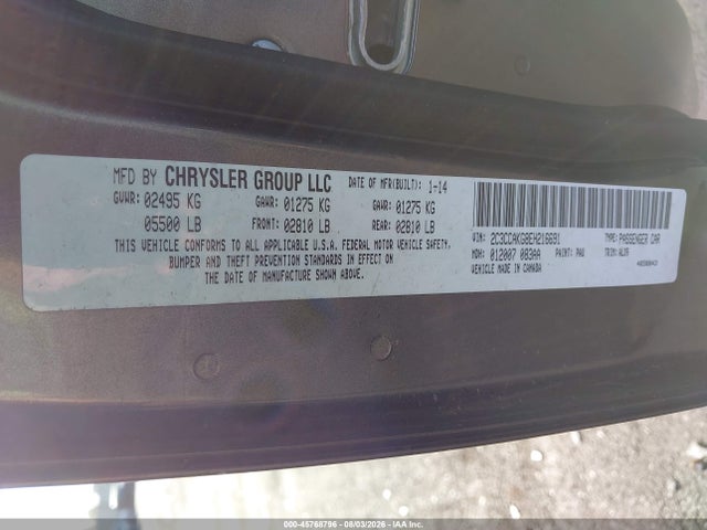 2C3CCAKG8EH216691 Chrysler 300c Awd
