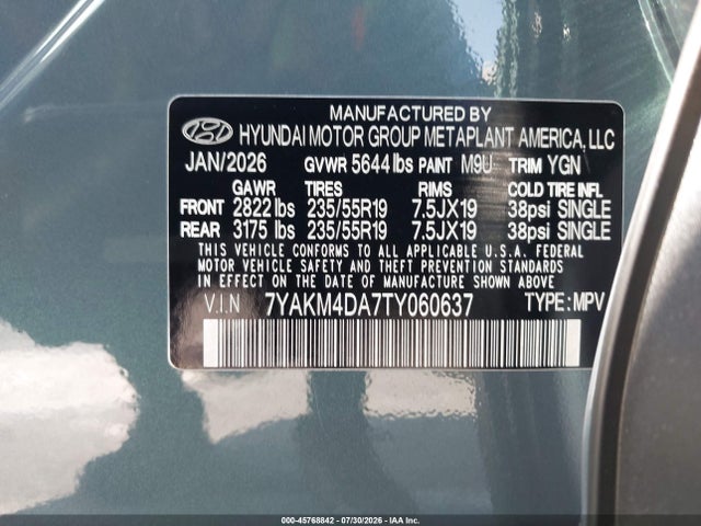 Hyundai IONIQ 5 SE 2026 7YAKM4DA7TY060637 Image 9