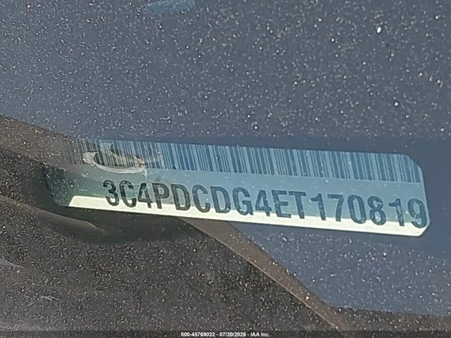 Продаж на аукціоні авто 2014 Dodge Journey Limited, vin: 3C4PDCDG4ET170819, номер лоту: 45769022