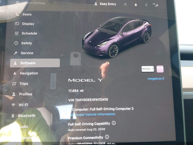 Tesla Model Y 2023 7SAYGDEE4PA113410 Image 7