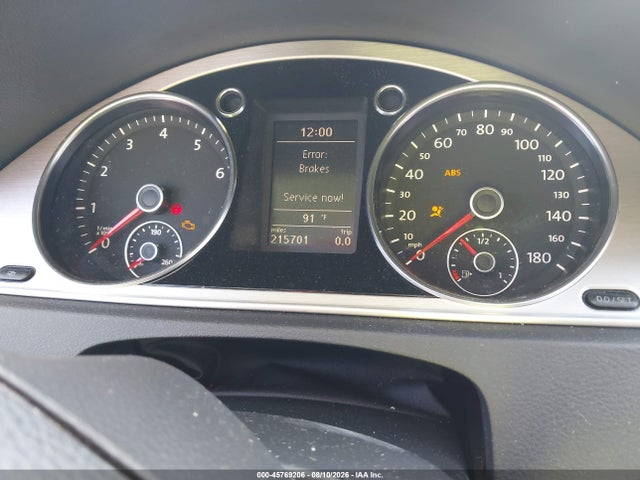 2012 Volkswagen Cc Lux მანქანა იყიდება აუქციონზე, vin: WVWHN7AN1CE503079, აუქციონის ნომერი: 45769206