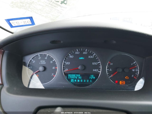 2009 Chevrolet Impala Lt მანქანა იყიდება აუქციონზე, vin: 2G1WC57M191116583, აუქციონის ნომერი: 45769225