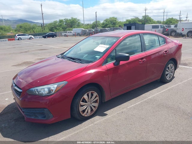 45769263 :رقم المزاد ، 4S3GKAB69L3600549 vin ، 2020 Subaru Impreza Sedan مزاد بيع