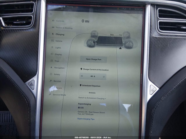 5YJSA1H11EFP50038 Tesla Model S P85