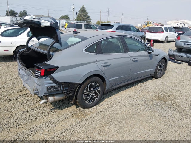 KMHL24JJ2TA161658 Hyundai Sonata Hybrid Blue