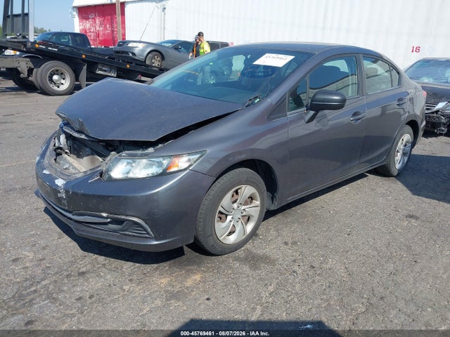 Honda Civic Lx 2014 2HGFB2F52EH518070 Image 2